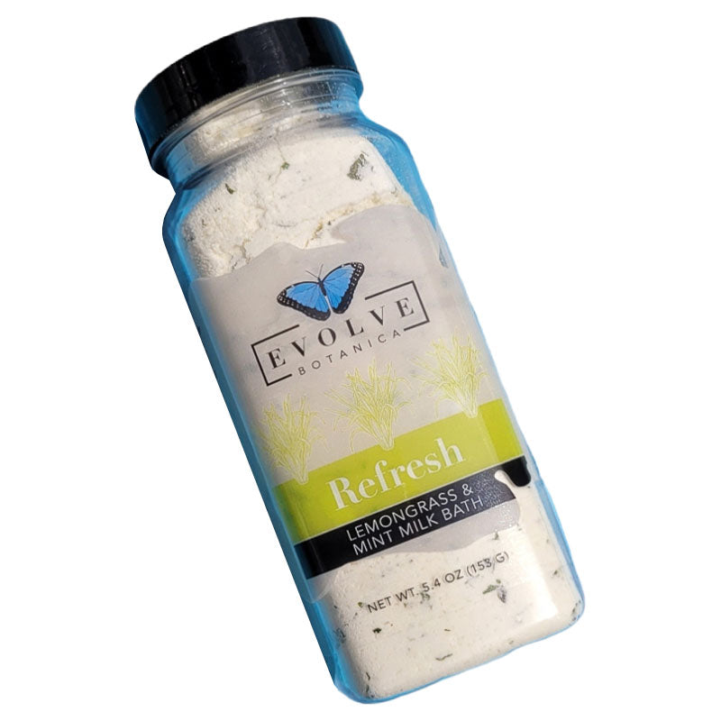 Milk Bath - Refresh (Lemongrass & Mint) by Evolve Botanica Co