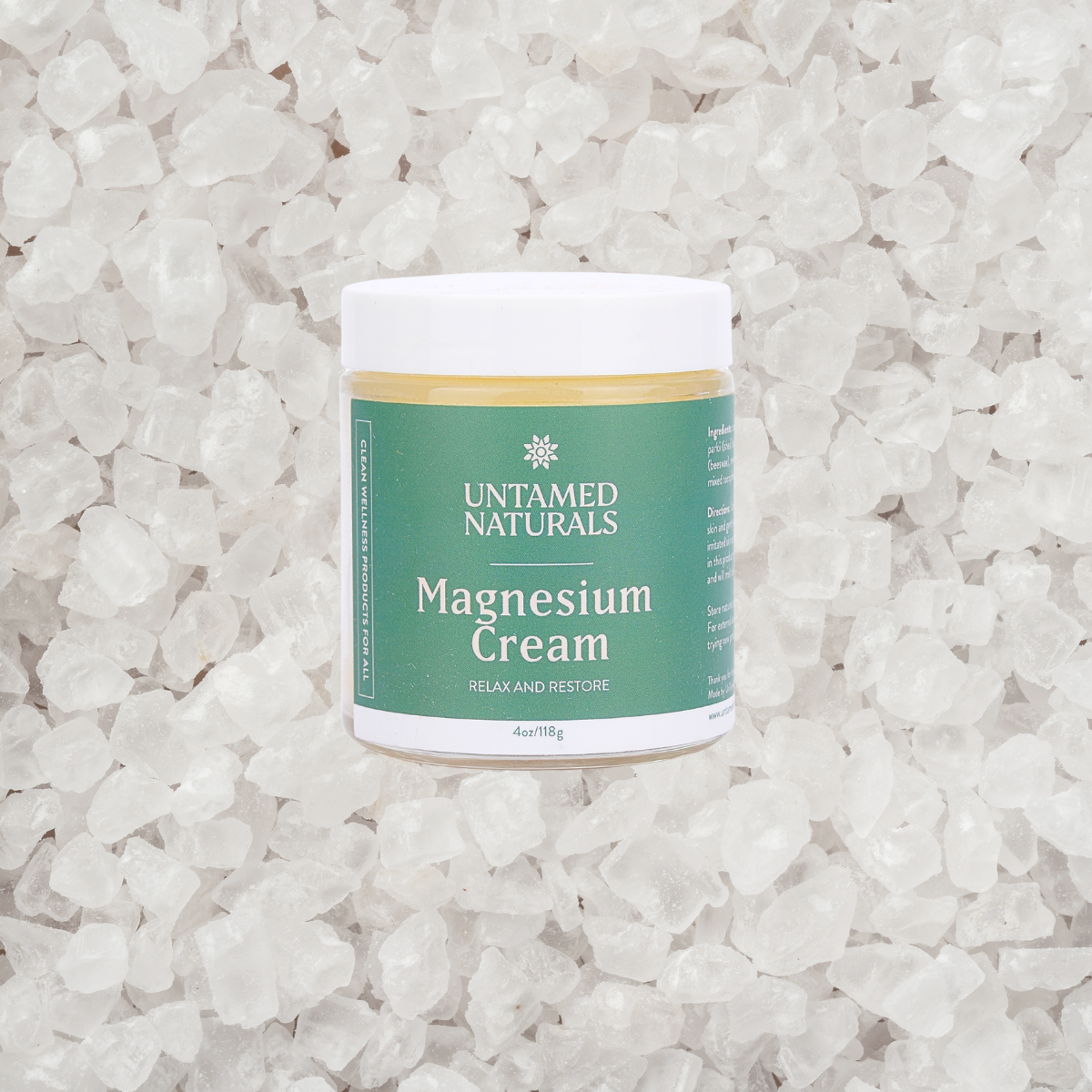 Magnesium Cream with Menthol by UnTamed Naturals