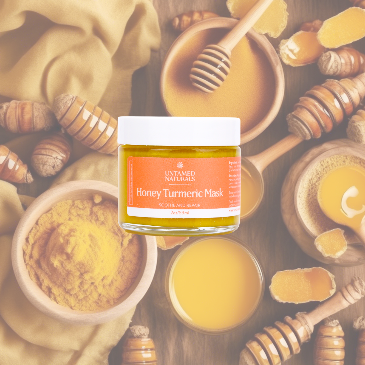 Honey Turmeric Mask by UnTamed Naturals