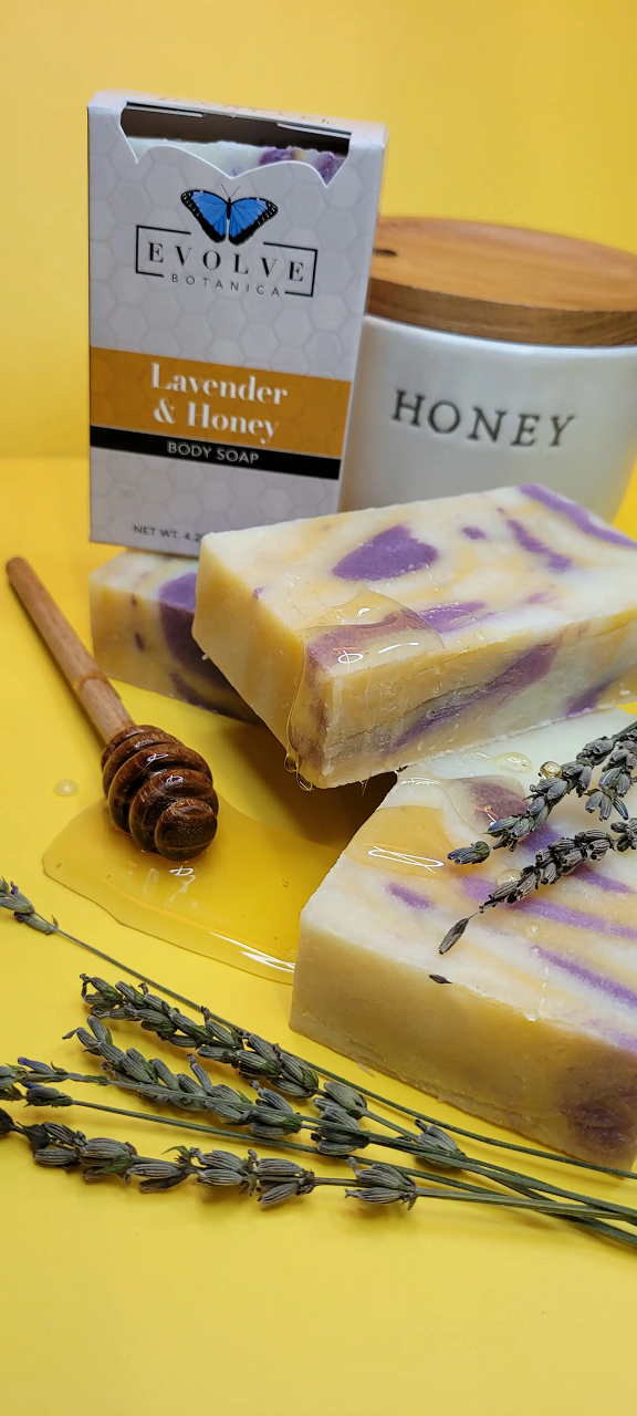 Standard Soap - Lavender & Honey - Evolve Botanica Co