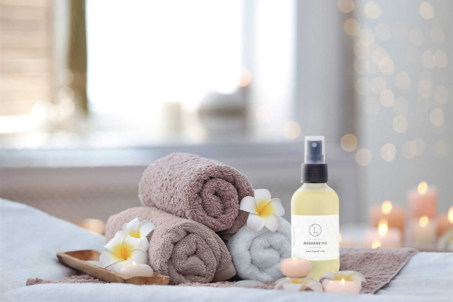 Eucalyptus Massage Oil from Lizush, Natural Relaxing Body Massage Oil, Spa Oil, Aromatherapy massage oil,