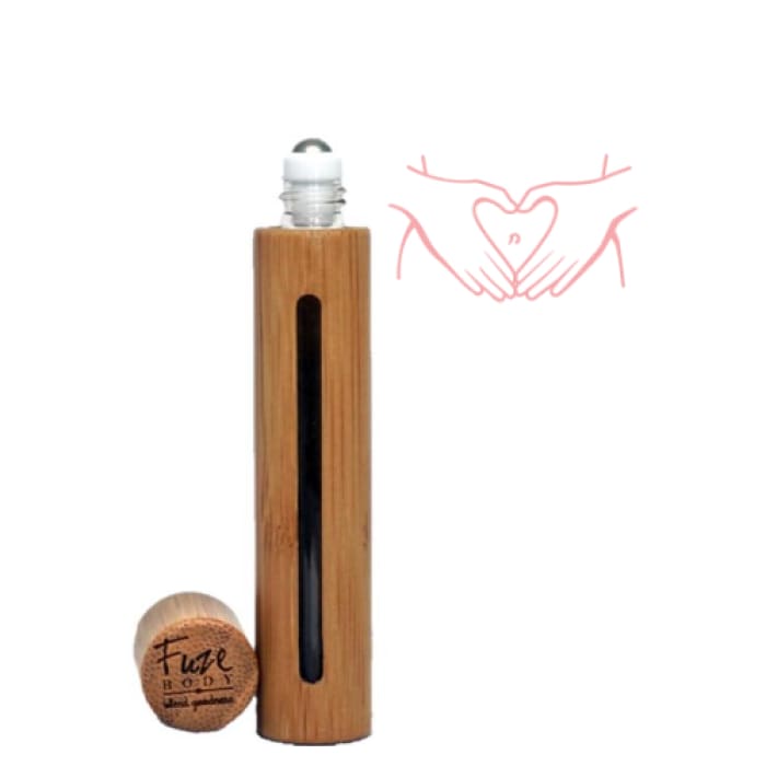 Monthly Comfort - Wood Roll-On Pure Essential Oils - 10ml No Name Engraving - $17.95
