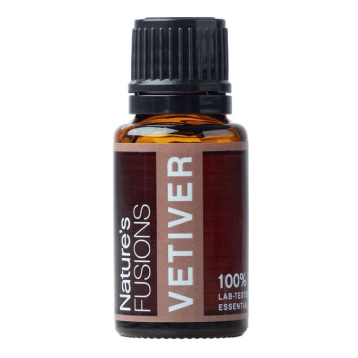 Vetiver Pure Essential Oil- 15ml - Essential Oil Bottle