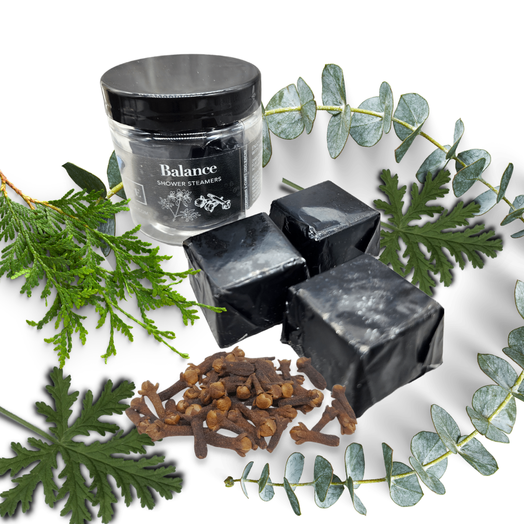 Shower Steamers - Balance (Earthy & Spicy) - mini by Evolve Botanica Co