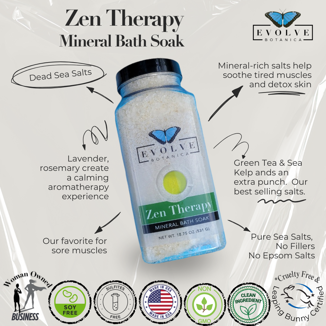 Mineral Soak - Zen (Bath Salt) by Evolve Botanica Co