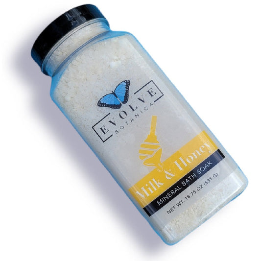 Mineral Soak - Milk & Honey (Bath Salt) by Evolve Botanica Co
