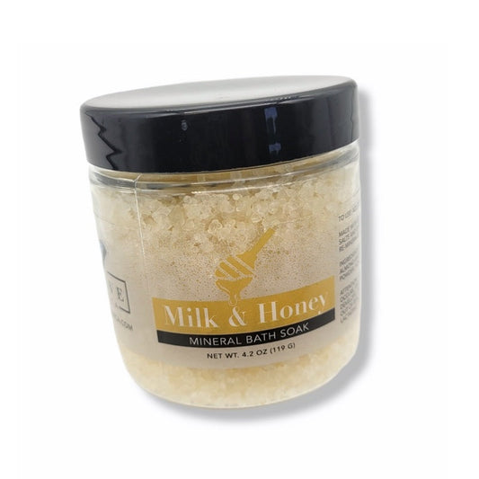 Mineral Soak - Milk & Honey (Bath Salt) Mini by Evolve Botanica Co