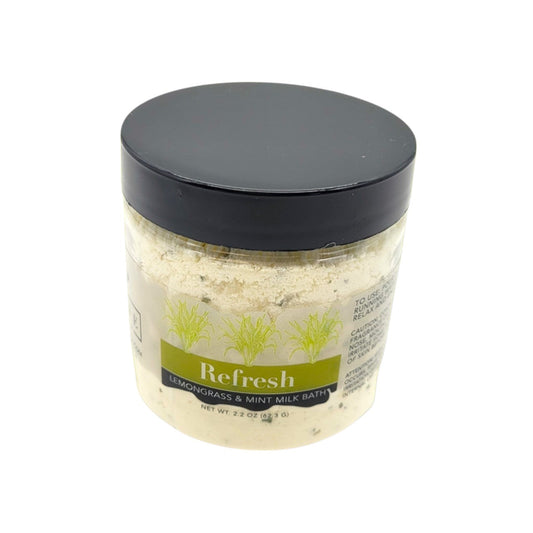 Milk Bath - Refresh (Lemongrass & Mint) Mini by Evolve Botanica Co