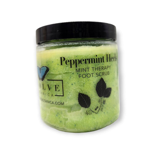 Skincare - Peppermint Heels Mint Therapy Foot Scrub by Evolve Botanica Co