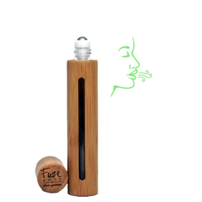 Breathe Clear - Wood Roll-On Pure Essential Oils - 10ml No Name Engraving - $17.95