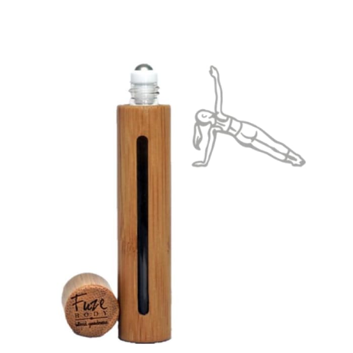 Muscle Recovery - Wood Roll-On Pure Essential Oils - 10ml No Name Engraving - $17.95