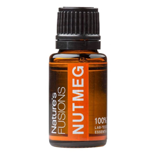 Nutmeg Pure Essential Oil - 15ml - Essential Oil Bottle
