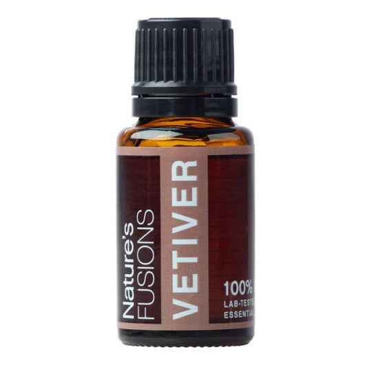 Vetiver Pure Essential Oil- 15ml - Essential Oil Bottle